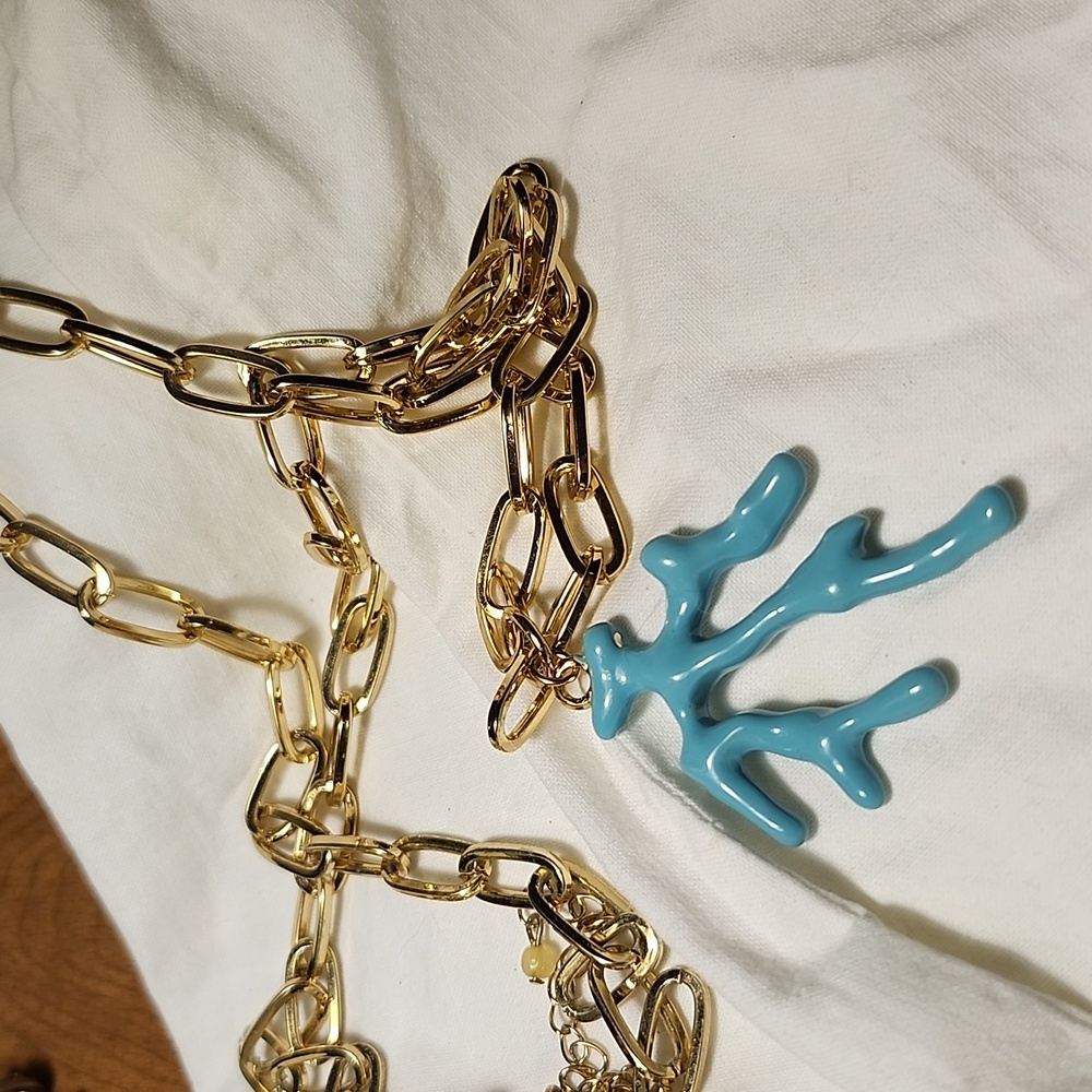 Coral Reef Necklace Turquoise